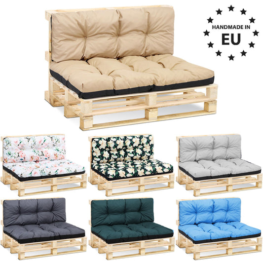 Amazinggirl Palettenkissen 80x120 cm – Sitzkissen Beige für Europaletten, Palettensofa & Gartenmöbel